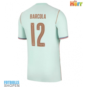 Billiga Frankrike Bradley Barcola #12 Bortatröja VM 2026 Kortärmad